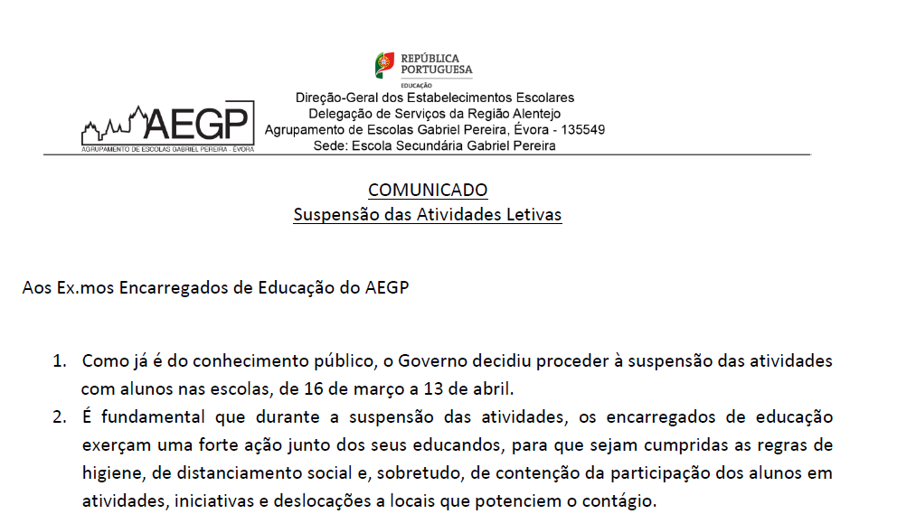 comunicado